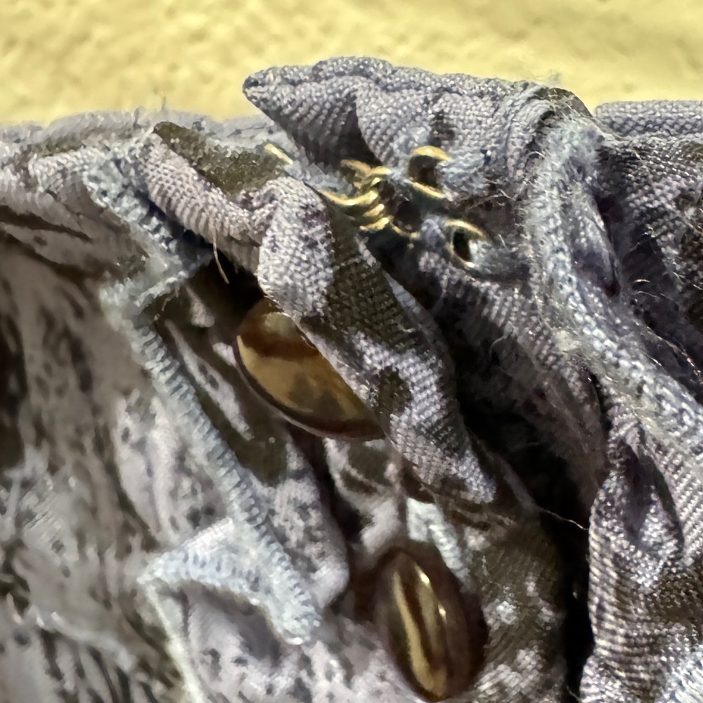 Anthropologie Blue Floral A-Line Skirt - Picture 4 of 16